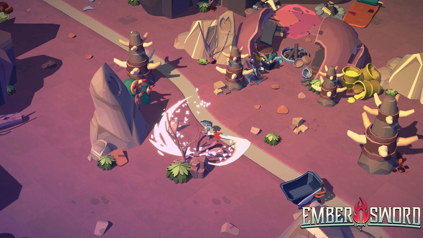 Still fra spillet "Ember Sword"