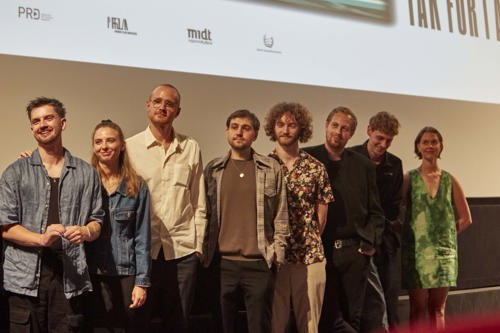 Årgang 11 fra SUPER8 til afgangspremiere i Nordisk Film Biografer på Trøjborg. Foto: Frida Sonne Hjulmand.