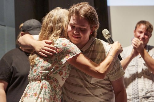 Årgang 11 fra SUPER8 til afgangspremiere i Nordisk Film Biografer på Trøjborg. Foto: Frida Sonne Hjulmand.