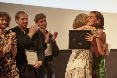 Årgang 11 fra SUPER8 til afgangspremiere i Nordisk Film Biografer på Trøjborg. Foto: Frida Sonne Hjulmand.