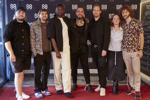 Årgang 11 fra SUPER8 til afgangspremiere i Nordisk Film Biografer på Trøjborg. Foto: Frida Sonne Hjulmand.